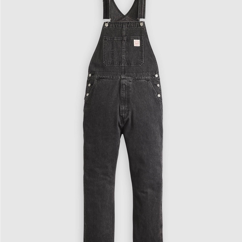 Levi’s Black Denim Overalls